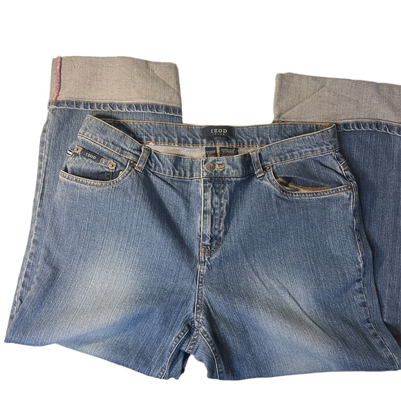 Women’s Izod‎ stretch Jean capris size 16 - Picture 2 of 6